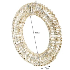 Lichterkranz für Weihnachten 38 cm warmweiß 480 LEDs IP44 Innen/Außen