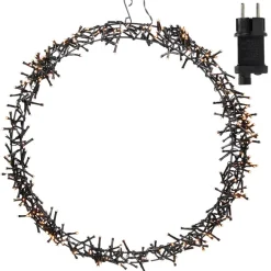 Lichterkranz für Weihnachten Ø48cm Warmweiß 400 LEDs IP44 Innen/Außen