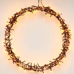 Lichterkranz für Weihnachten Ø48cm Warmweiß 400 LEDs IP44 Innen/Außen