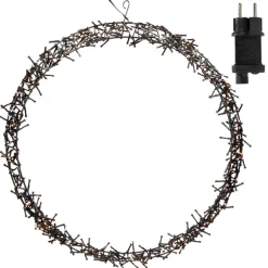 Lichterkranz für Weihnachten Ø58cm Warmweiß 500 LEDs IP44 Innen/Außen
