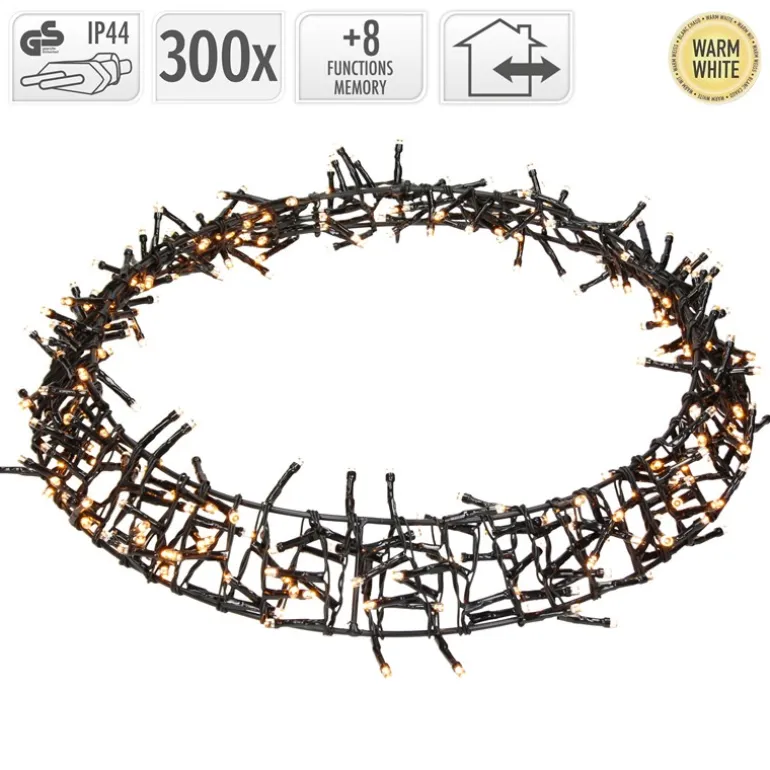 Lichterkranz 300 LEDs Warmweiß Ø 38cm IP44