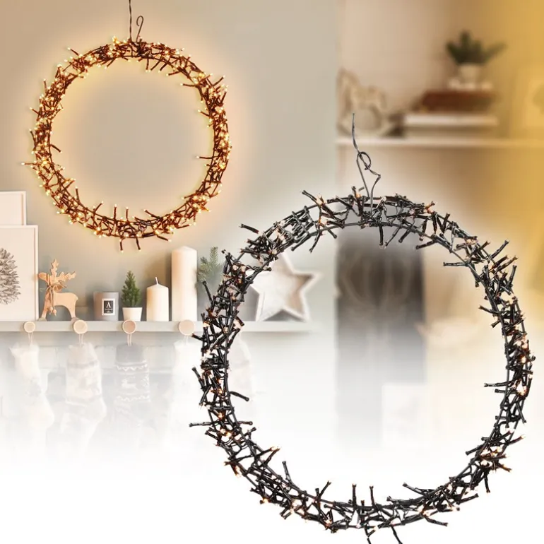 Lichterkranz 300 LEDs Warmweiß Ø 38cm IP44