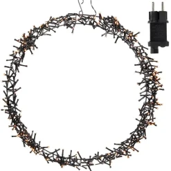 Lichterkranz 400 LEDs Warmweiß Ø48cm IP44