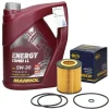 Ölwechselset mit Mannol Combi LL 5W-30 5L, Opel Vectra C, Fiat Croma
