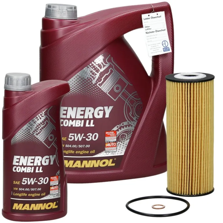 Ölwechselset mit Mannol Energy Combi 5W-30 6L, BMW 1er (E87)