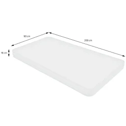 Matratze 90x200x16 cm aus Kaltschaum ML-Design