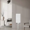 Paneelheizkörper Einlagig 300x600 mm Weiß mit Boden Anschlussgarnitur ML-Design