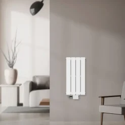 Paneelheizkörper Einlagig 300x600 mm Weiß mit Universale Anschlussgarnitur ML-Design