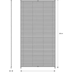 Plissee Petrol 100x200 cm inkl. Befestigungsmaterial
