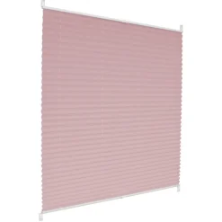 Plissee 55x200 cm Rosa inkl. Befestigungsmaterial