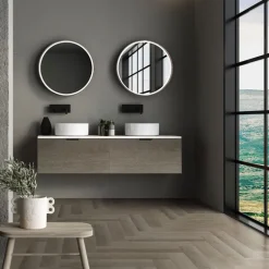 PVC Vinylboden Bodenbelag Set à 20 Dielen 4,2mm für 1,56m² mit Klick-System Fischgräte Eiche dunkel ML-Design