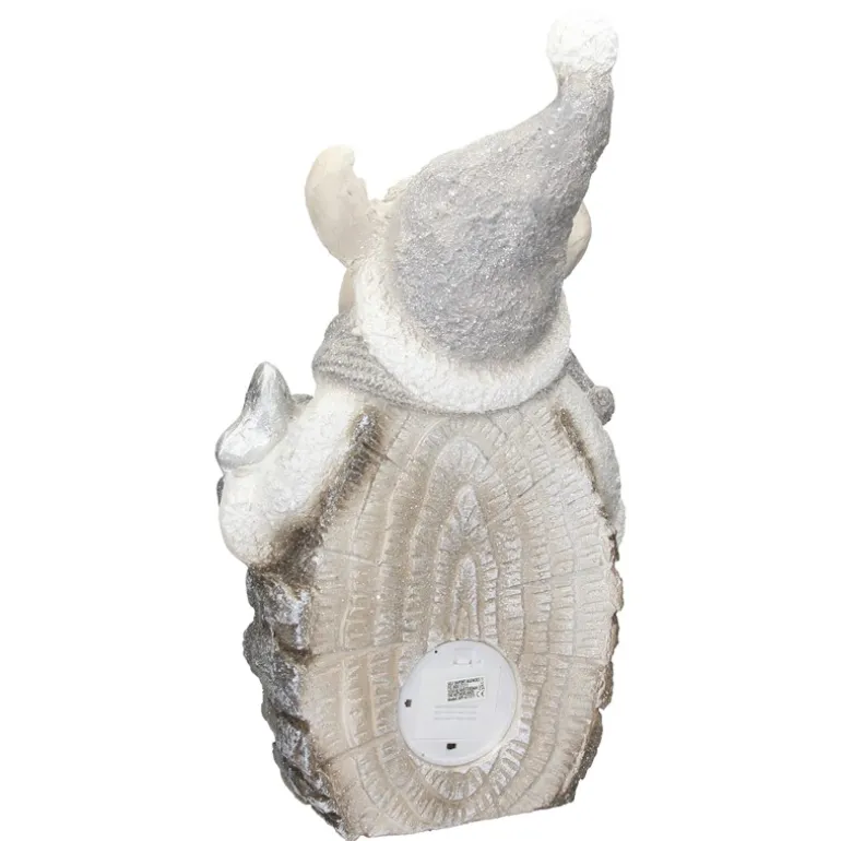 Rentier Figur mit LED Beleuchtung 53 cm aus Polyresin