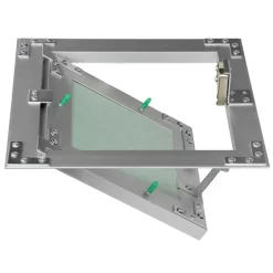 Revisionsklappe GK-Einlage 200x200 mm mit Rahmen aus Aluminium