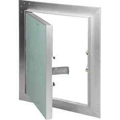 Revisionsklappe GK-Einlage 200x250 mm mit Rahmen aus Aluminium