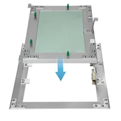 Revisionsklappe GK-Einlage 200x300 mm mit Rahmen aus Aluminium