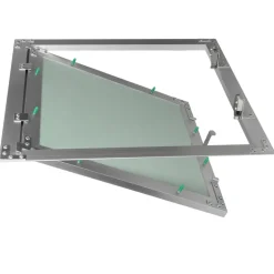 Revisionsklappe GK-Einlage 300x300 mm mit Rahmen aus Aluminium
