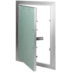 Revisionsklappe GK-Einlage, 250x400 mm, mit Rahmen aus Aluminium