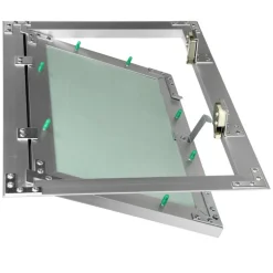 Revisionsklappe GK-Einlage, 250x400 mm, mit Rahmen aus Aluminium