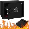 Safe Tresor 27L aus Stahl mit Elektronikschloss, Notschlüsseln und feuerfester Tasche