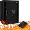 Safe Tresor 43L aus Stahl mit Elektronikschloss, Notschlüsseln und feuerfester Tasche