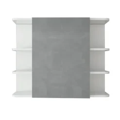 Spiegelschrank 80x64x21 cm Weiß ML-Design