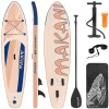 Stand Up Paddle aufblasbares SUP Board Makani 320x80x15 cm in Apricot aus PVC inkl. Pumpe und Tragetasche