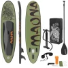 Stand Up Paddle aufblasbares SUP Board Maona 308x76x10 cm in Olive aus PVC inkl. Pumpe und Tragetasche
