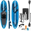 Stand Up Paddle aufblasbares SUP Board mit Kajak Sitz 320x82x15 cm in Blau aus PVC inkl. Pumpe und Tragetasche