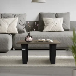 Tischbeine Tischgestell 2er Set V-Design 40x43 cm Schwarz aus Stahl ML-Design