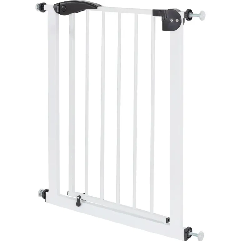 Türschutzgitter Weiß 70-75 cm aus Metall