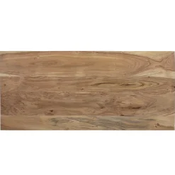 TV-Lowboard mit zwei Schubladen 110x50x40 cm aus Akazien- und Schwellenholz mit Metallbeine  WOMO-Design