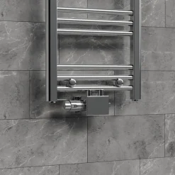 Ventil Armaturen Set Multiblock Chrome Universal inkl. Thermostatkopf LuxeBath
