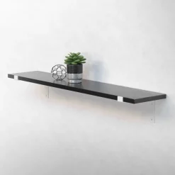 Wandkonsole Regalhalterung 2er Set 250 x 145 mm Weiß aus Stahl ML-Design