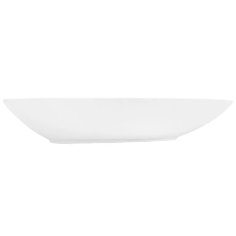 Waschbecken Dreieckig ohne Überlauf 69x46x13 cm Weiß aus Keramik ML-Design