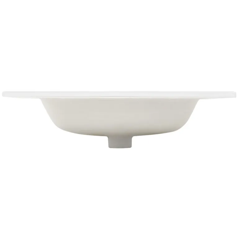Waschbecken 61x16,5x46 cm Weiß aus Keramik ML-Design