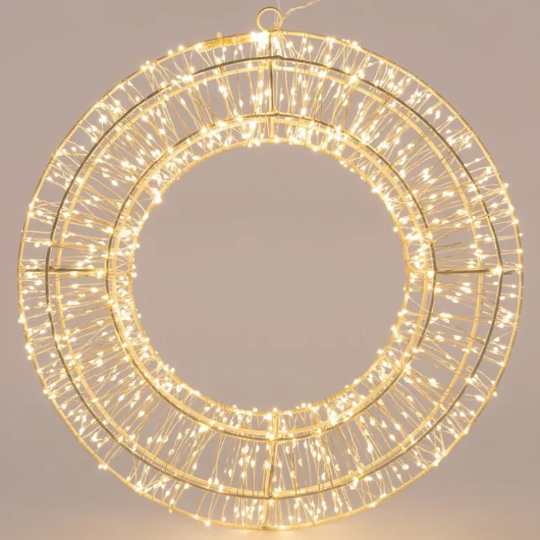 Weihnachtsdeko LED Kranz Ø 38cm warmweiß mit 960 LED's inkl. Timer