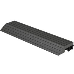 WPC Abschlussleiste 30x2x7,5 cm für WPC Bodenfliese gerade Anthrazit ML-Design