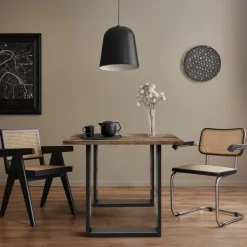 2x Tischbeine Tischkufen aus Vierkantprofilen 60x72 cm Anthrazit pulverbeschichtete Stahl
